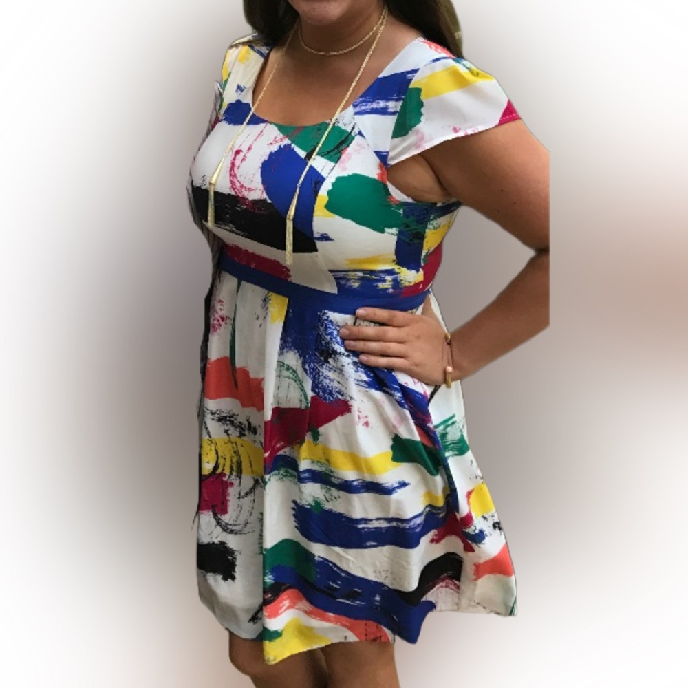 Plaint splatter Artist dress